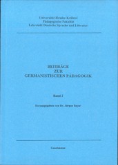 Beiträge zur Germanistischen Pädagogik - band 2